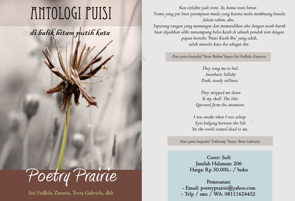 Antologi Puisi Poetry Prairie (Order Now)